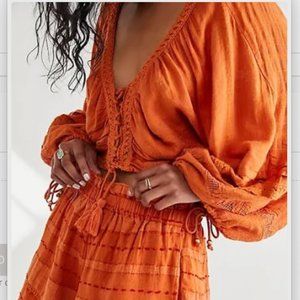 Free People Paloma Top COLOR: Backroad SIZE: XS
